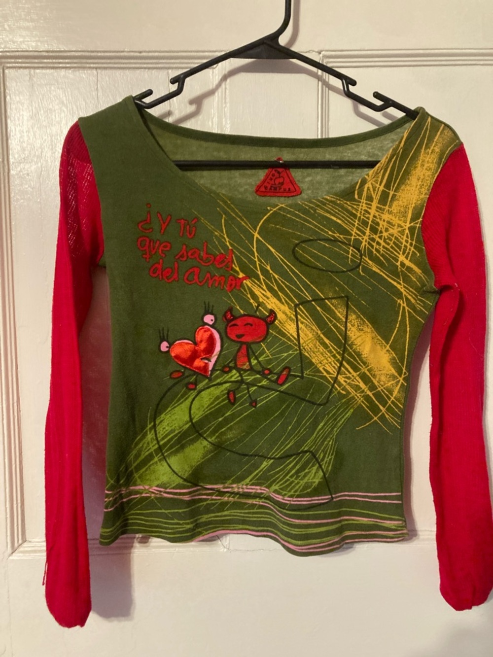 Graphic Long-Sleeve Women's Top